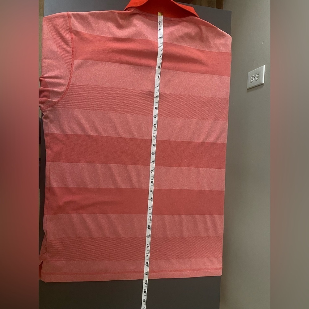 Devereux Striped Polo Golf Shirt Mens Large.in Excellent Condition - Picture 7 of 10